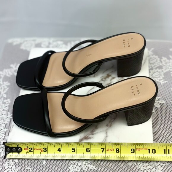 Women's Minimalist Shoe A New Day Cris Heels Black - Picture 6 of 10